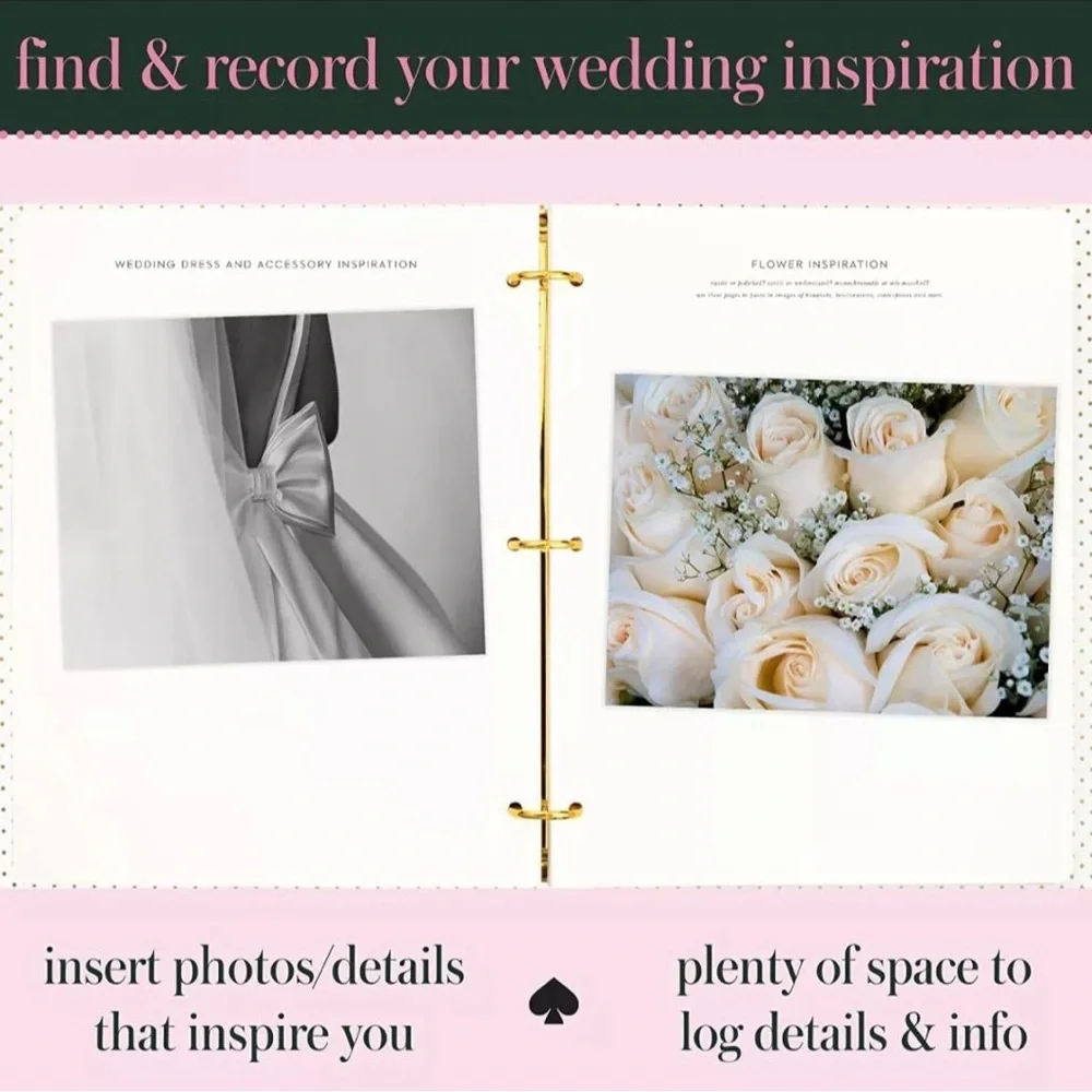 Kate Spade New York Bridal Planner It Started Out With a Kiss Wedding Planner